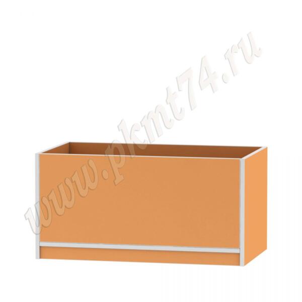 Ящик для игрушек из ЛДСП оранжевого цвета