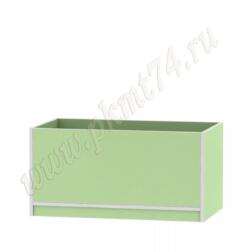 Ящик для игрушек из ЛДСП салатового цвета