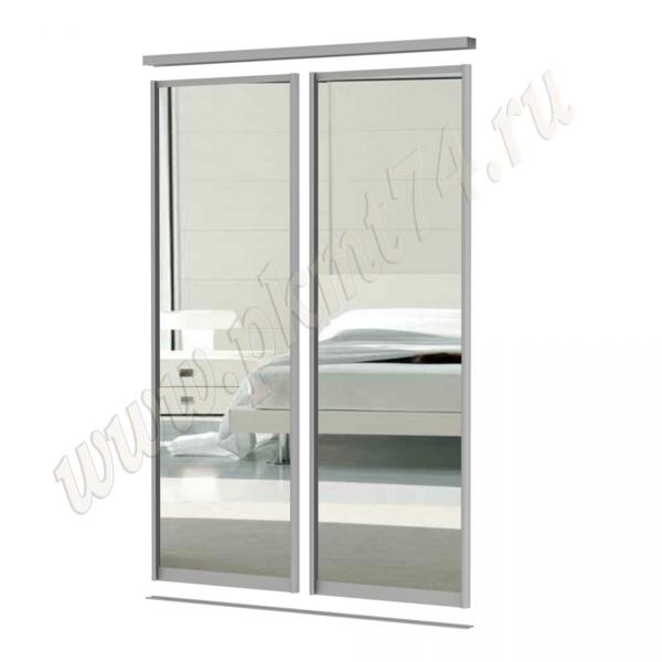 Зеркальные двери для шкафа купе МТ 101-3 Зеркальные двери для шкафа купе МТ 101-3