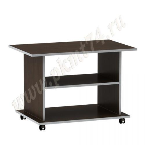Журнальный стол на колесах МТ 29-7 Венге-Алюминий