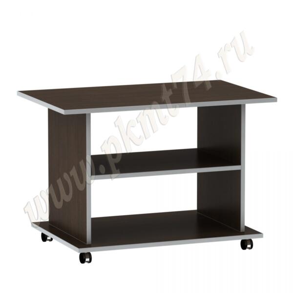 Журнальный стол на колесах МТ 29-7 Венге-Алюминий