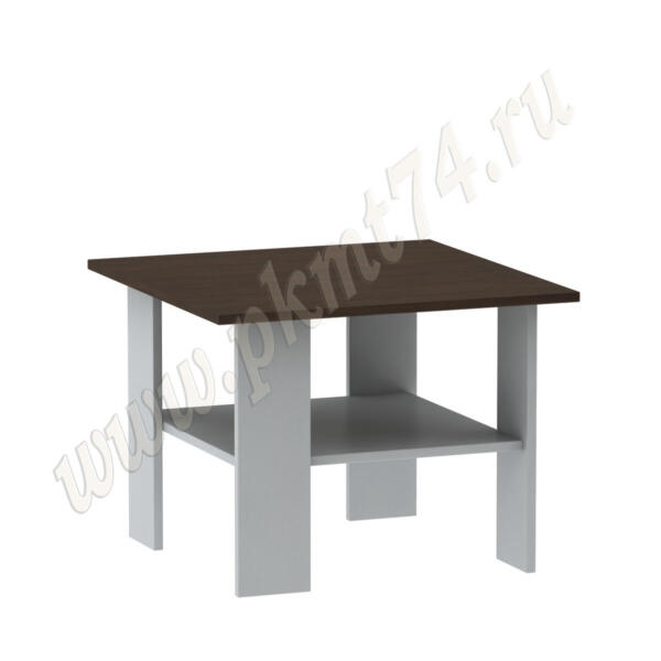 Журнальный стол эконом вариант МТ 30-8 Алюминий-Венге