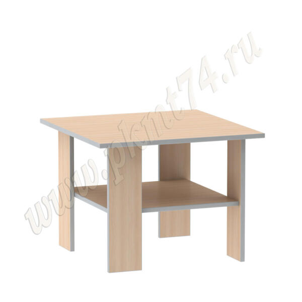 Журнальный стол эконом вариант МТ 30-8 Дуб Мол-Алюминий