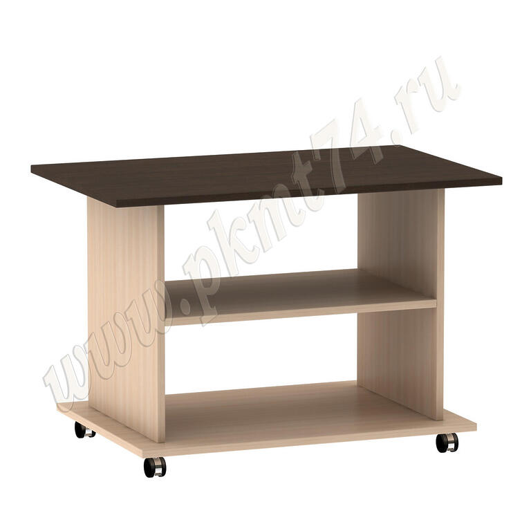 Журнальный стол на колесах МТ 30-7 Дуб Мол-Венге