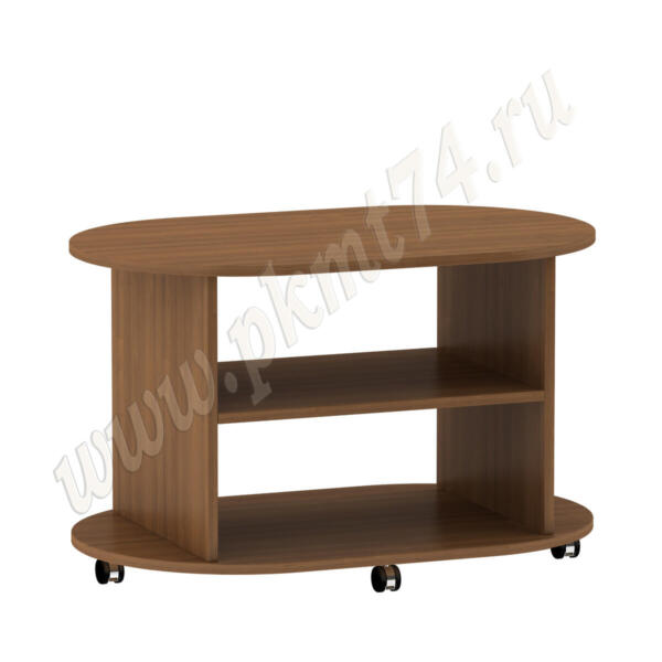 Журнальный стол овальный МТ 30-1 Орех