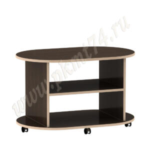 Журнальный стол овальный МТ 30-1 Венге-Дуб Мол