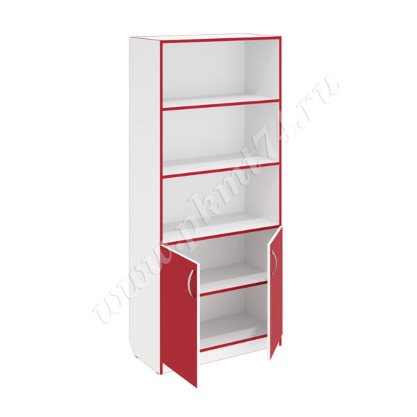 Шкаф для документов ТР МТ 14-2 Белый-Красный Шкаф для документов ТР МТ 14-2 Белый-Красный