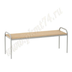 Банкетка для офиса на каркасе МТ 05-4 Клен