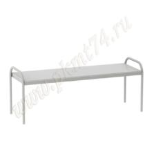 Банкетка для офиса на каркасе МТ 05-4 Серый Банкетка для офиса на каркасе МТ 05-4 Серый