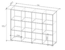 Стеллаж МТ 11-17 чертеж с размерами