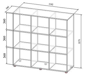 Стеллаж МТ 11-15 чертёж с размерами Стеллаж МТ 11-15 чертёж с размерами