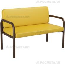 Диван 2-х местный Желтый