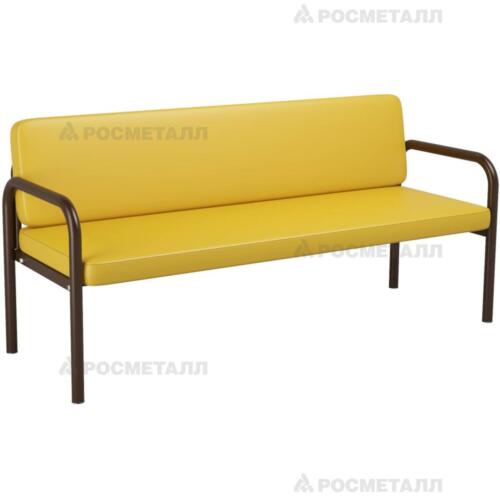 Диван 3-х местный Желтый