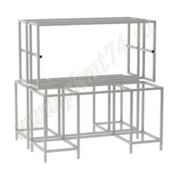 Каркас островного двухтумбового стола МТ 23-11