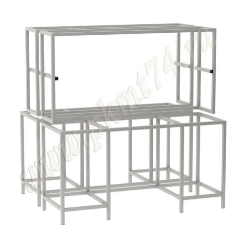 Каркас островного двухтумбового стола МТ 23-11