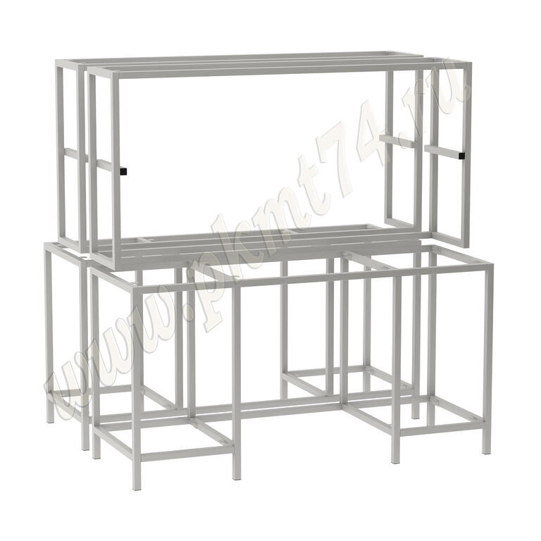 Каркас островного двухтумбового стола МТ 23-11