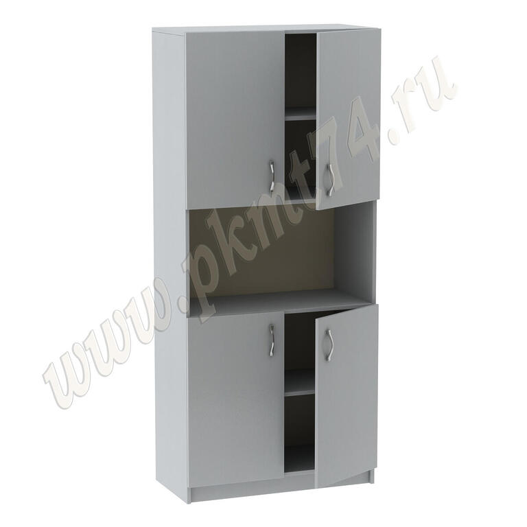 Шкаф для документов с нишей MT 14-36 серый