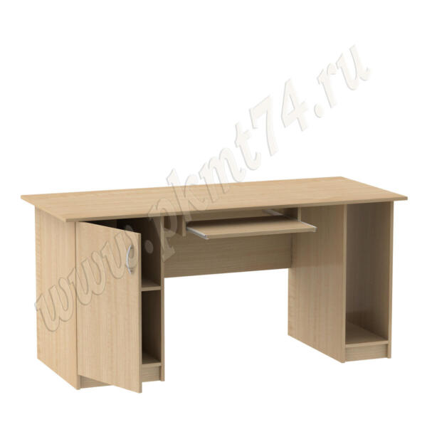 Стол компьютерный двухтумбовый для офиса MT 07-4 Клён