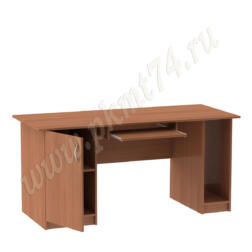 Стол компьютерный двухтумбовый для офиса MT 07-4 вишня Оксфорд