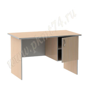 Стол однотумбовый офисный МТ 06-5 дуб Мол-алюминий Стол однотумбовый офисный МТ 06-5 дуб Мол-алюминий