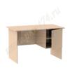 Стол однотумбовый офисный MT-06-5 дуб Молочный
