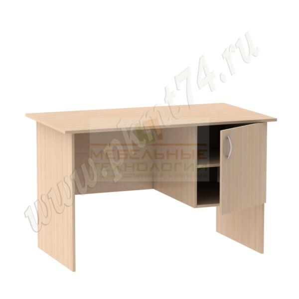 Стол однотумбовый офисный MT-06-5 дуб Молочный