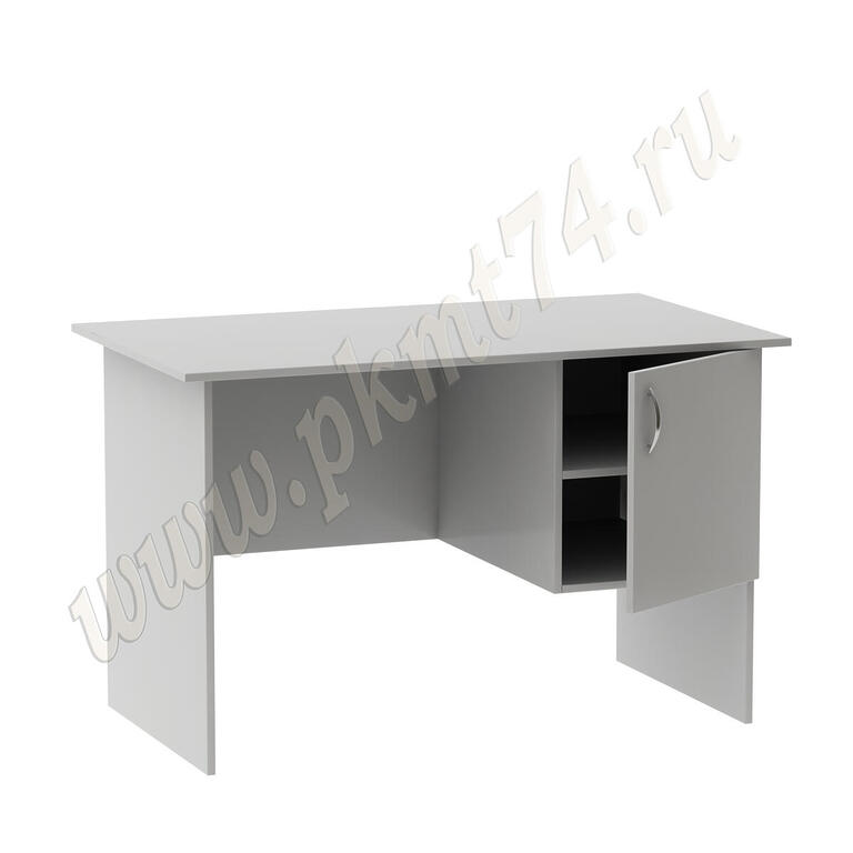 Стол однотумбовый офисный МТ 06-5 серый