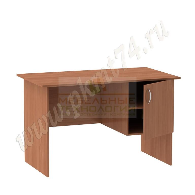 Стол однотумбовый офисный МТ 06-5 вишня Оксфорд