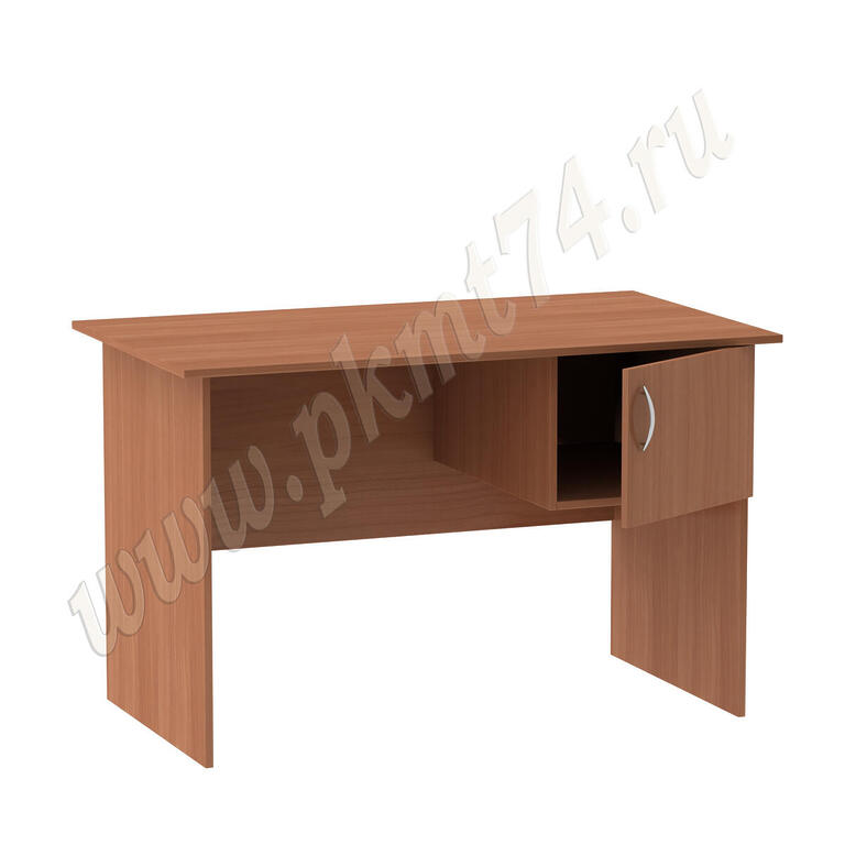 Стол офисный однотумбовый МТ 06-3 вишня-Оксфорд