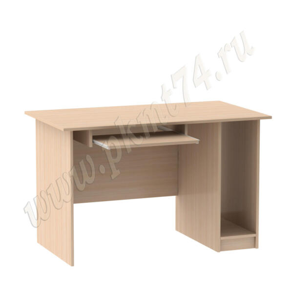 Стол офисный с подставкой под системный блок MT 07-3 дуб Мол