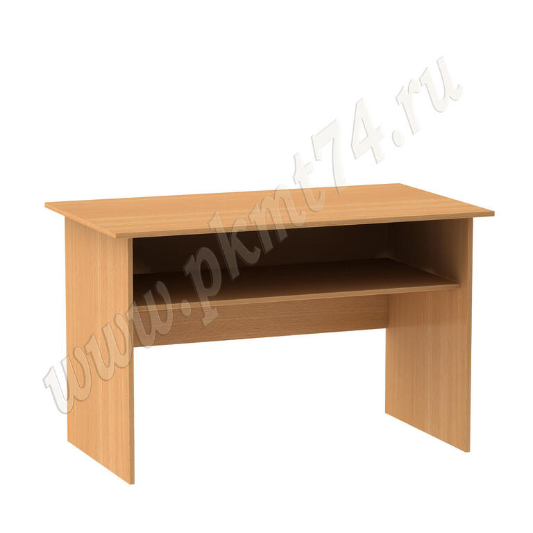 Стол письменный с полкой МТ 06-2 бук Бавария светлый