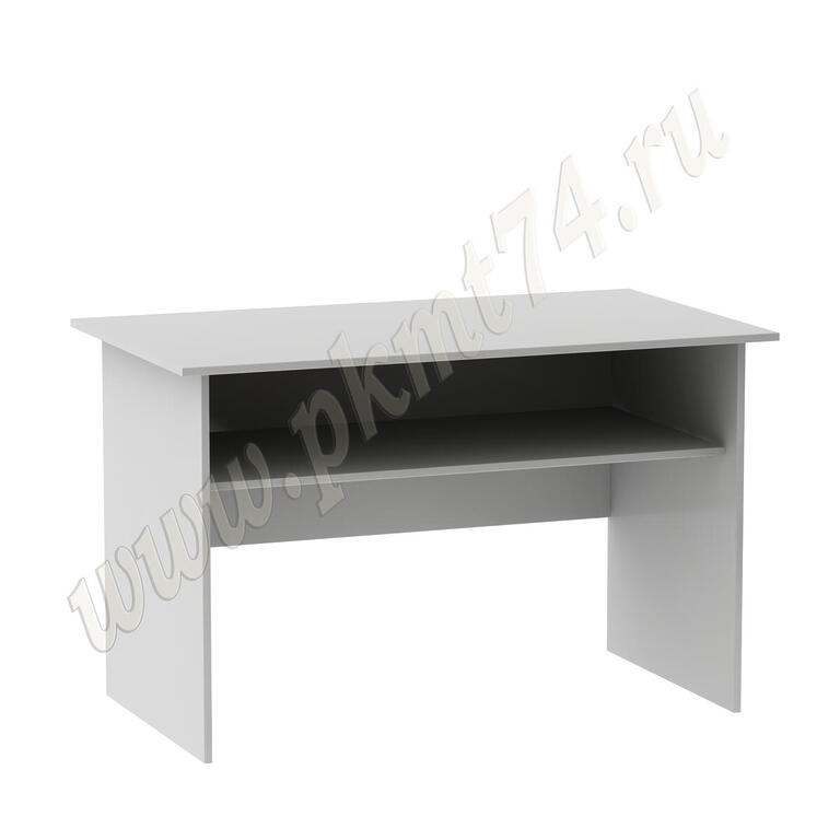 Стол письменный с полкой МТ 06-2 серый