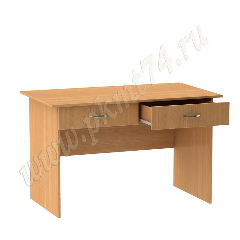 Стол рабочий офисный МТ 06-6 бук Бавария светлый