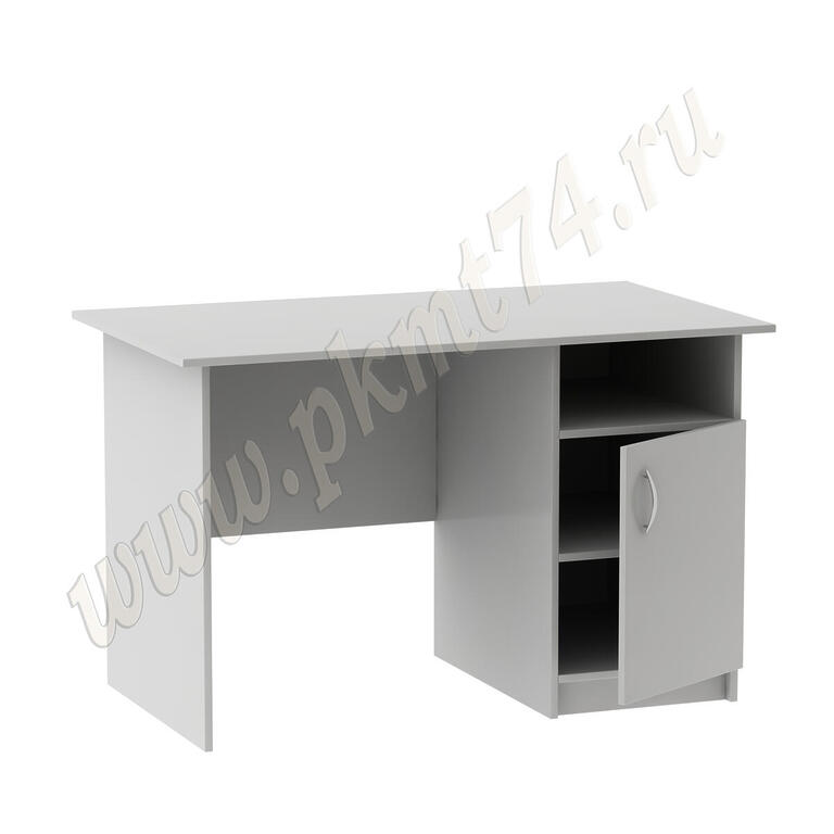 Стол с тумбой МТ 06-7 серый
