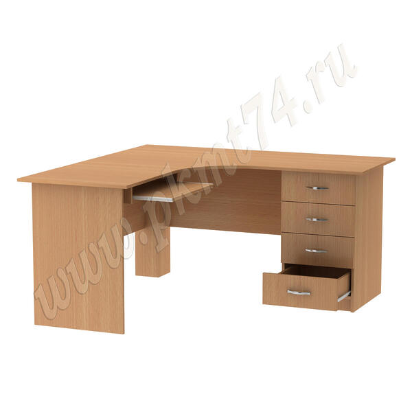 Угловой компьютерный стол для офиса