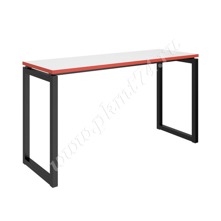 Стол двухместный модульный МТ 01-18 бел-черн-крас