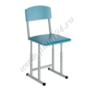 Стул школьный регулируемый 3-5 группы МТ 02-2 бирюзово-синий Стул школьный регулируемый 3-5 группы МТ 02-2 бирюзово-синий