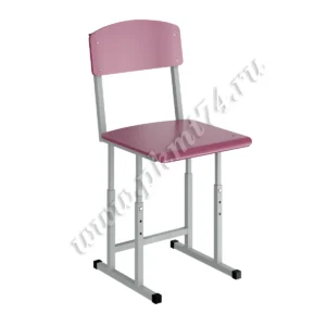Стул школьный регулируемый 3-5 группы МТ 02-2 Вересково-фиолетовый Стул школьный регулируемый 3-5 группы МТ 02-2 Вересково-фиолетовый