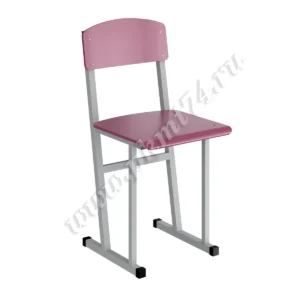Стул ученический усиленный на цветной фанере МТ 02-13 вересково-фиолетовый Стул ученический усиленный на цветной фанере МТ 02-13 вересково-фиолетовый