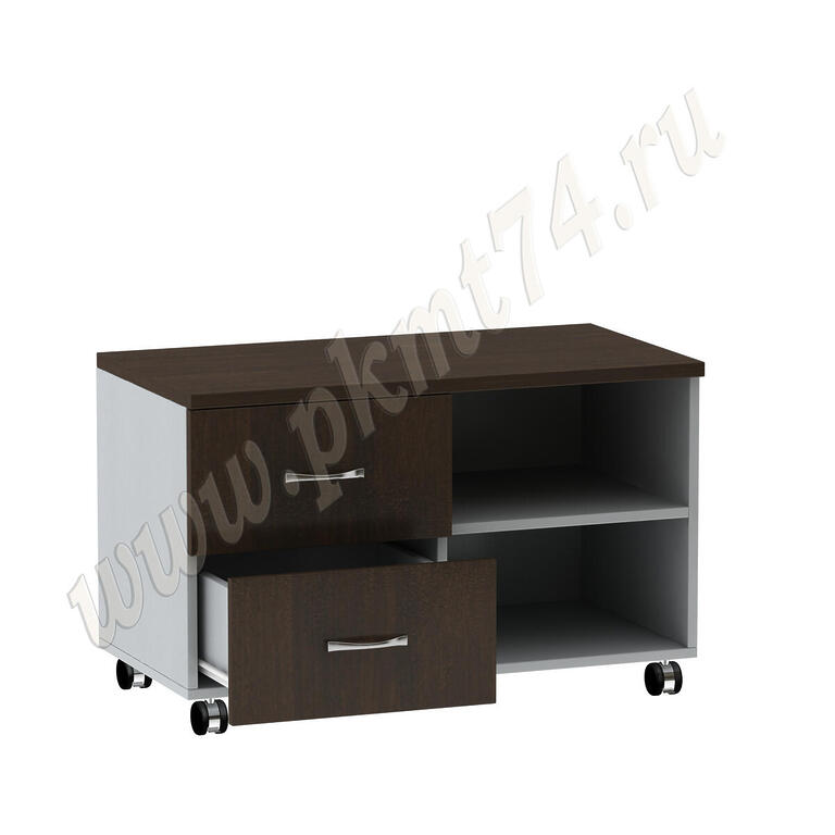 Тумба для прихожей MT 10-1 алюминий-Венге