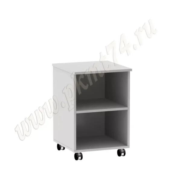 Тумба на колёсах открытая с полкой MT 09-2 Серая Тумба на колёсах открытая с полкой MT 09-2 Серая