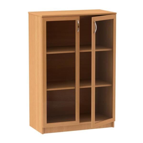 Тумба под оргтехнику и документы MT 10-10 бук Бавария светлый