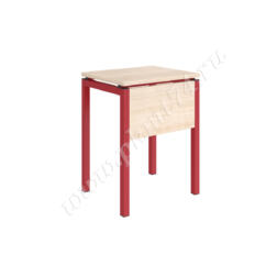 Многофункциональный стол с царгой МТ 01-13 красный - Клен
