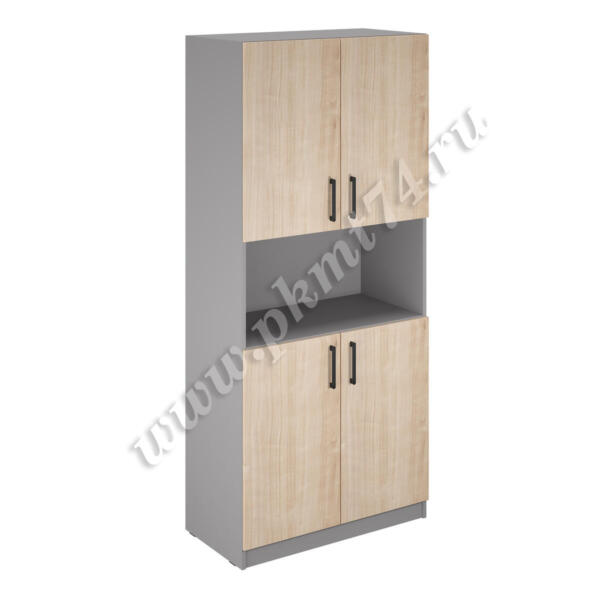 Шкаф 14-36 Вулканический серый - Клен закрытый