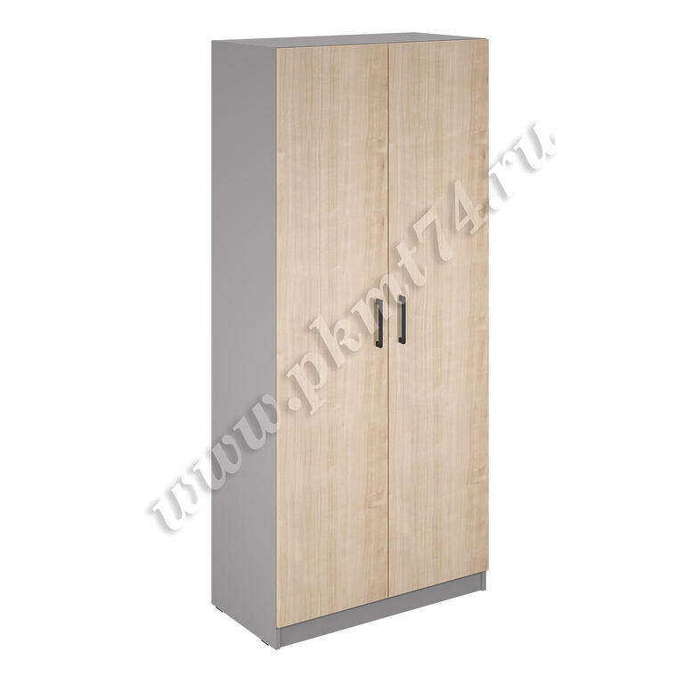 Шкаф для хранения ноутбуков МТ 14-31 Вулканический серый - Клен закрытый