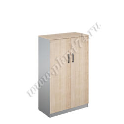 Шкаф для хранения ноутбуков МТ 14-32 Алюминий - Клен закрытый