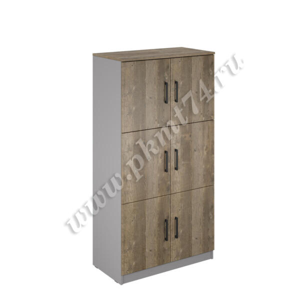 Шкаф с индивидуальными ячейками МТ 14-25 Вулканический серый - Кейптаун закрытый