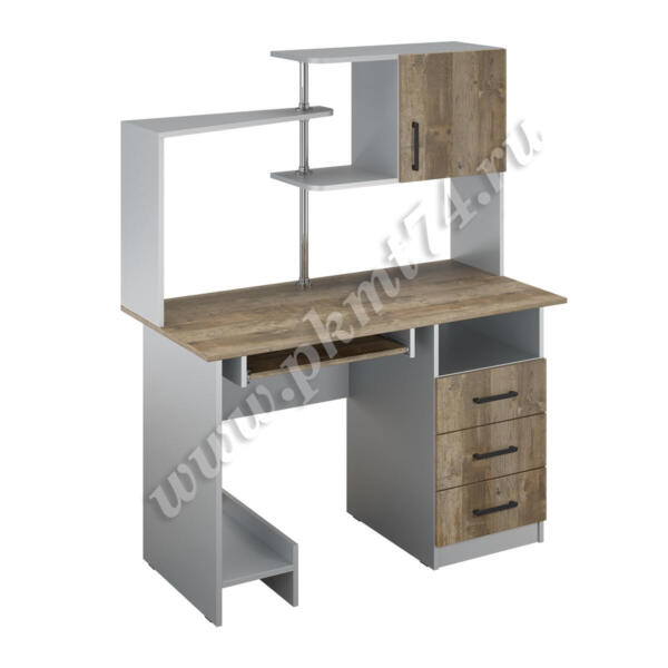 Стол для кабинета информатики МТ 07-11 Аллюминий - Кейптаун Стол для кабинета информатики МТ 07-11 Аллюминий - Кейптаун