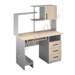 Стол для кабинета информатики МТ 07-11 Алюминий - Клен Стол для кабинета информатики МТ 07-11 Алюминий - Клен