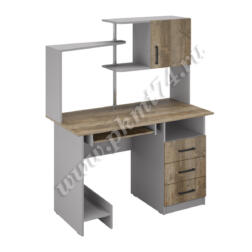 Стол для кабинета информатики МТ 07-11 Вулканический серый - Кейптаун Стол для кабинета информатики МТ 07-11 Вулканический серый - Кейптаун